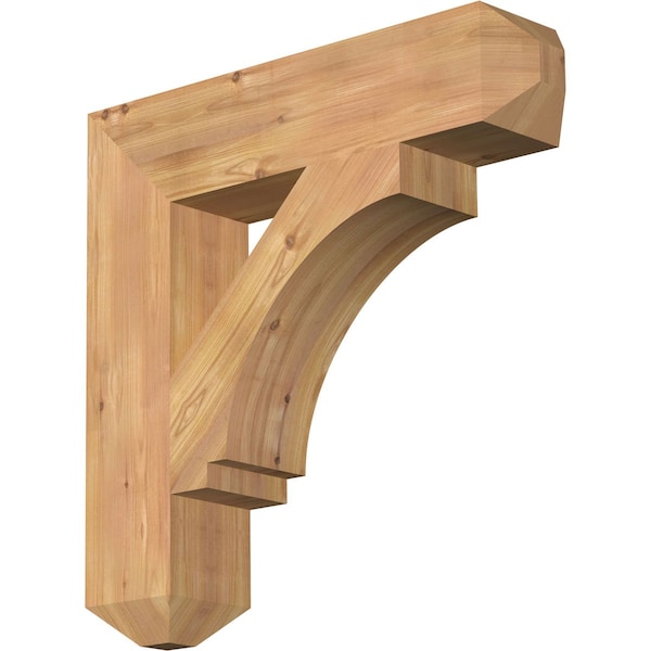 Ekena Millwork Imperial Craftsman Smooth Bracket, Western Red Cedar, 5 1/2"W x 26"D x 26"H BKT06X26X26IMP04SWR - main